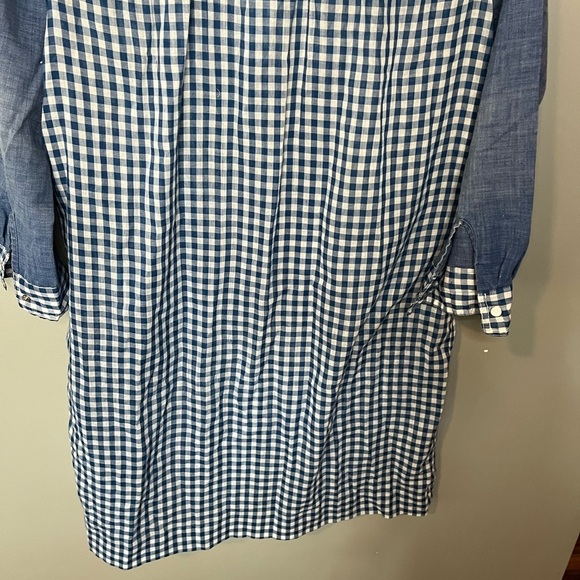 Models Coat x Vintage Blue Gingham Button Down House Dress - Picture 7 of 10